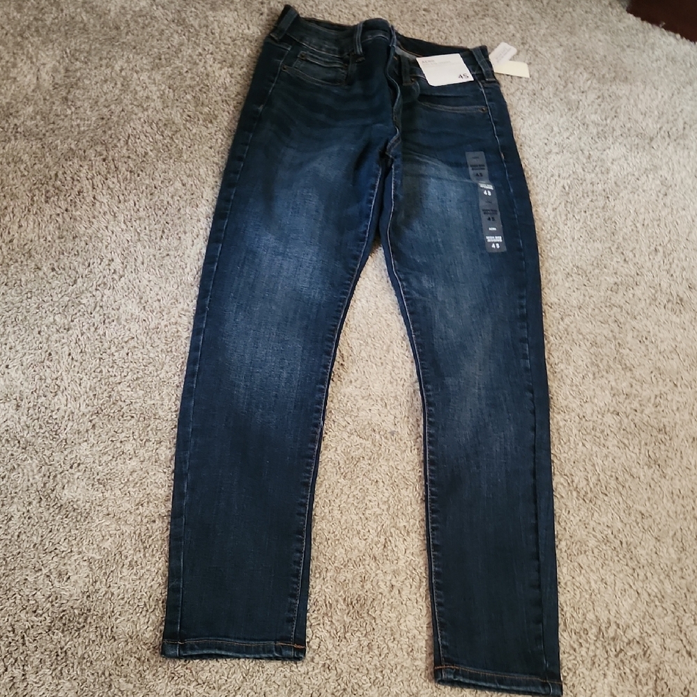 Aeropostale High Rise Jegging in Dark Blue